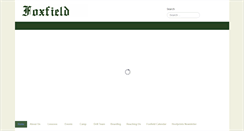 Desktop Screenshot of foxfield.com